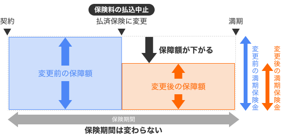 図:払済保険